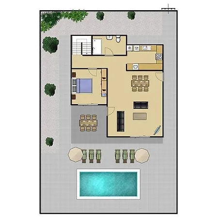In Sleeps 6 Includes Swimming Pool Air Con And Wifi 1 5 8 Willa Peja